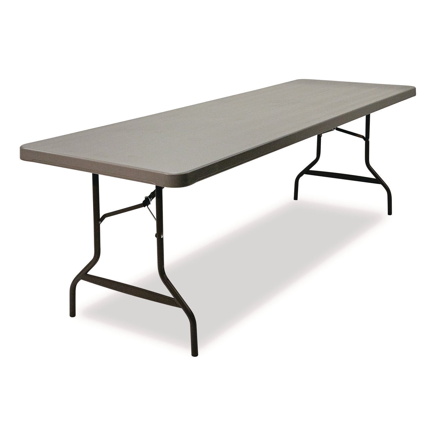 IndestrucTable® Commercial Folding Table, Charcoal - 30" x 96"