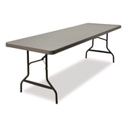 IndestrucTable® Commercial Folding Table, Charcoal - 30" x 96"