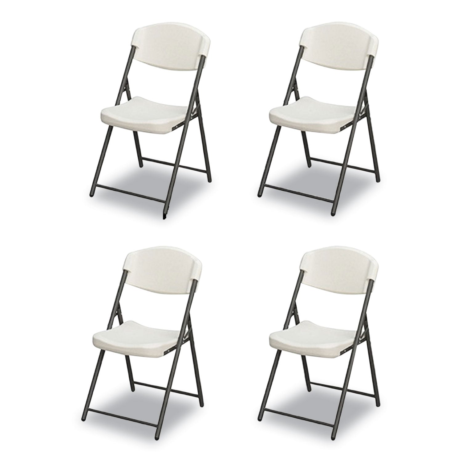 Rough n Ready® Classic 4 Pack Folding Chair, Platinum Granite