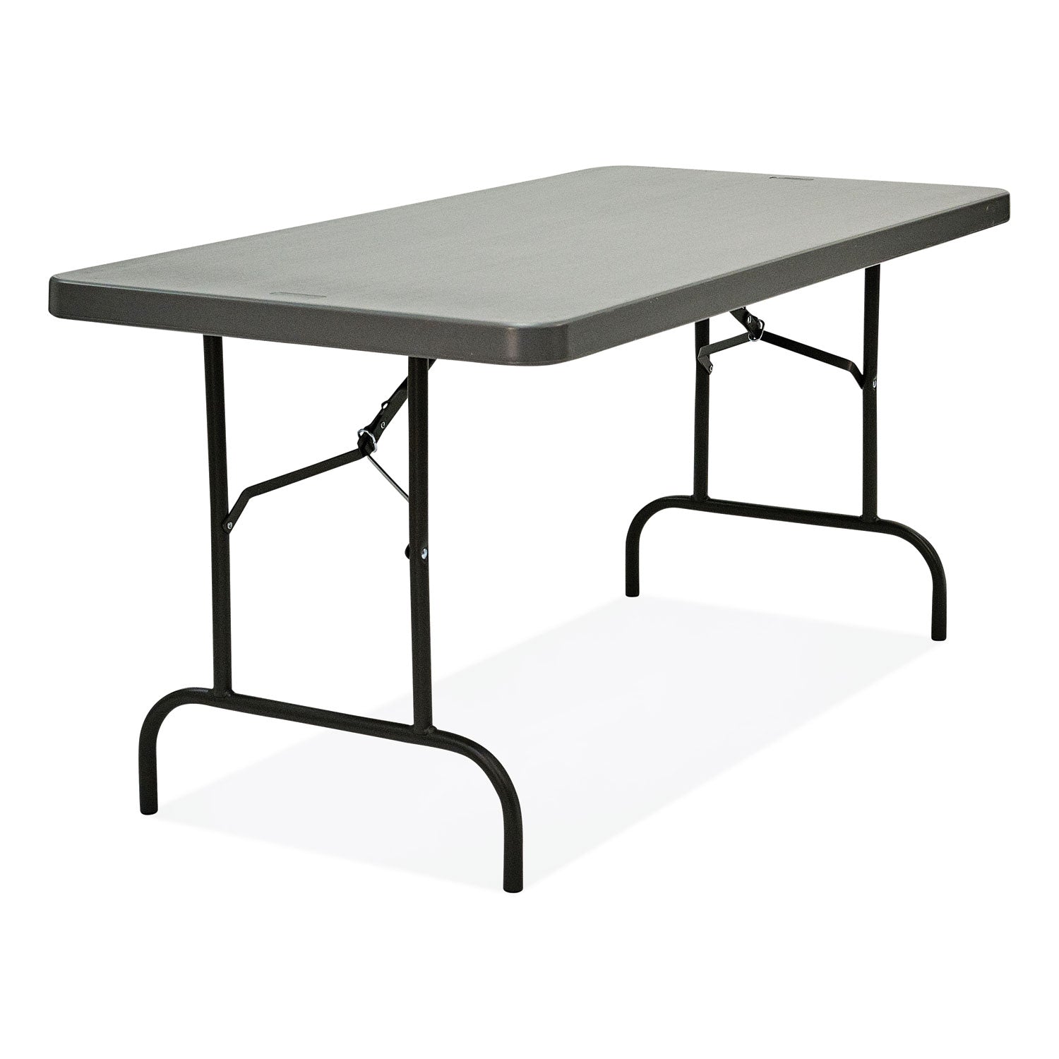 IndestrucTable® Commercial Folding Table, Charcoal - 30" x 60"