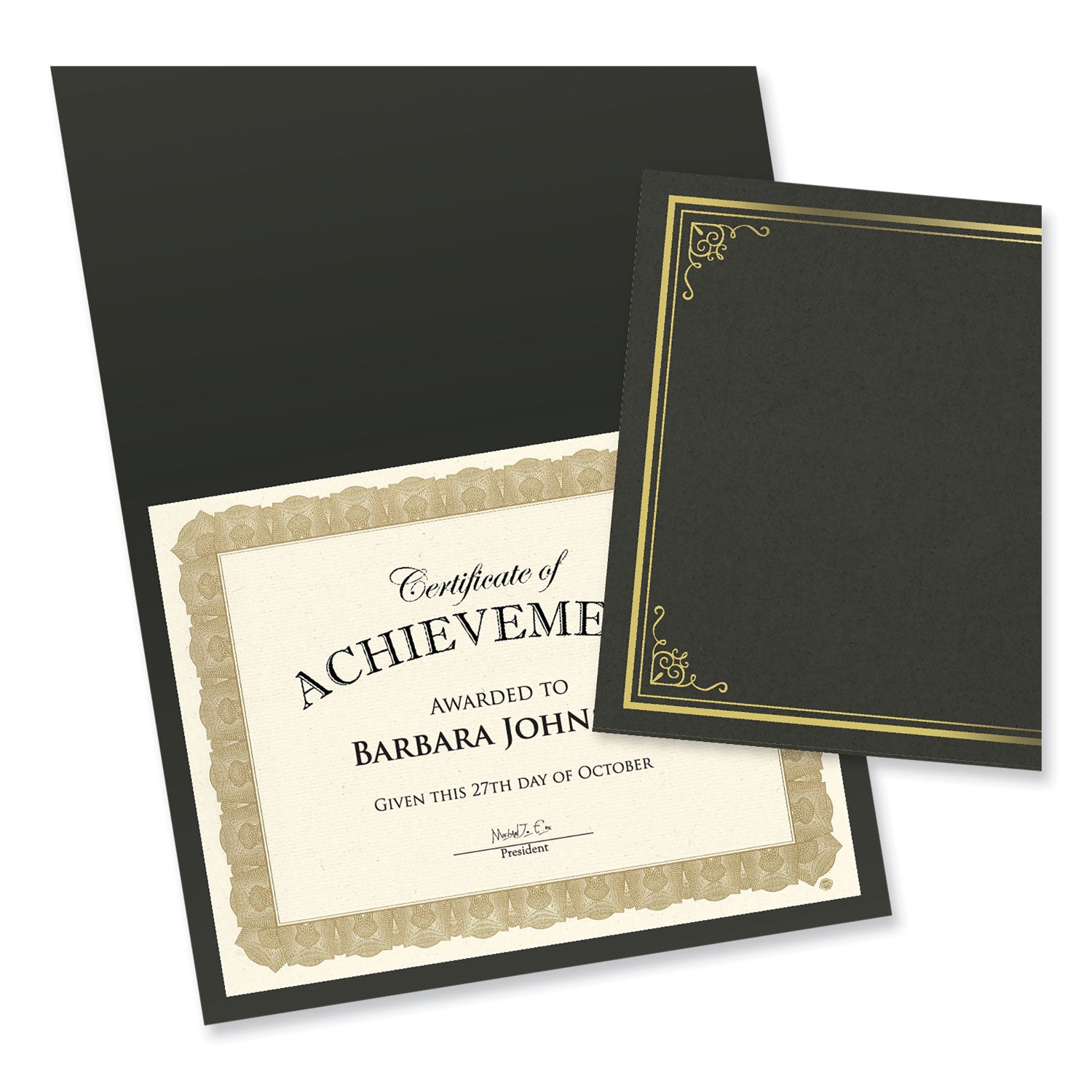 Geographics Tree Free Certificate - 8.5" Width - Multicolor with Gold Border - Sugarcane - 15 / Pack