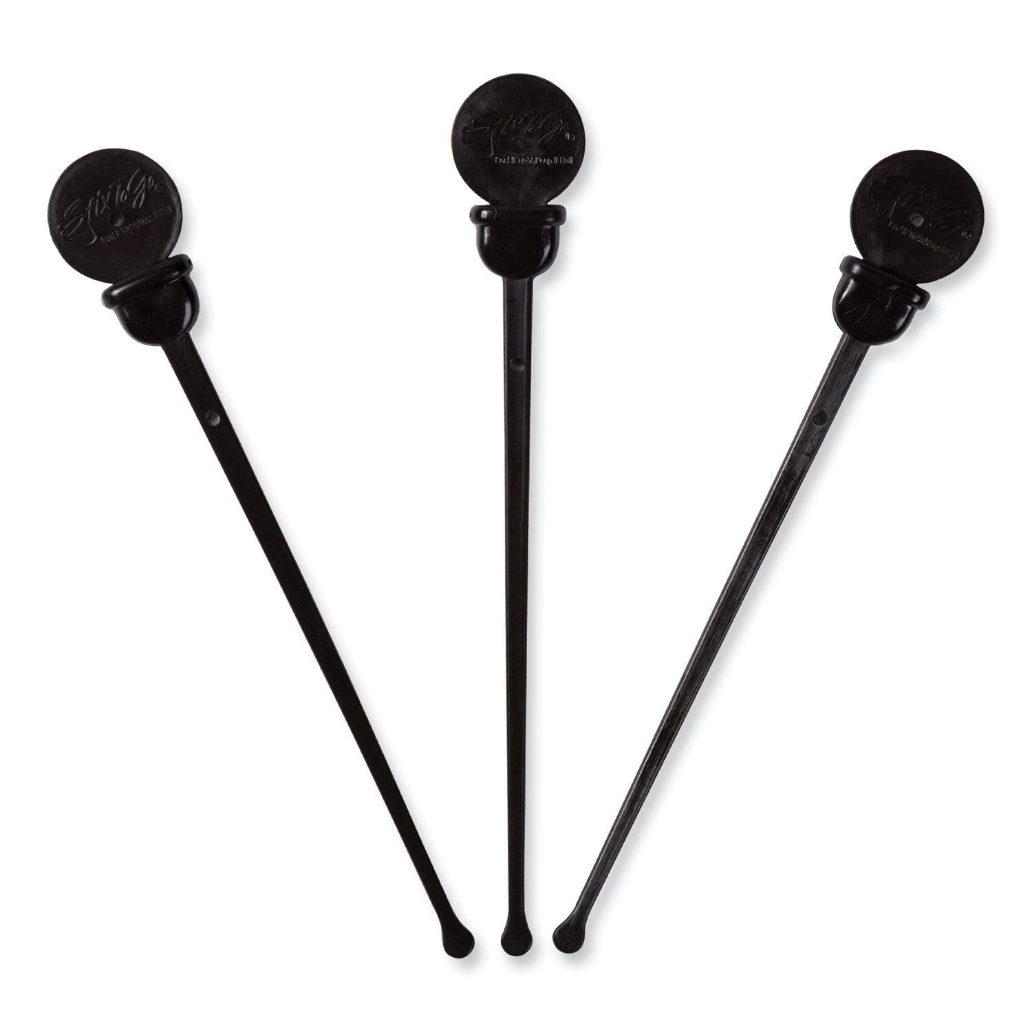 Beverage Plugs, 4.75", Black 2,000/Carton