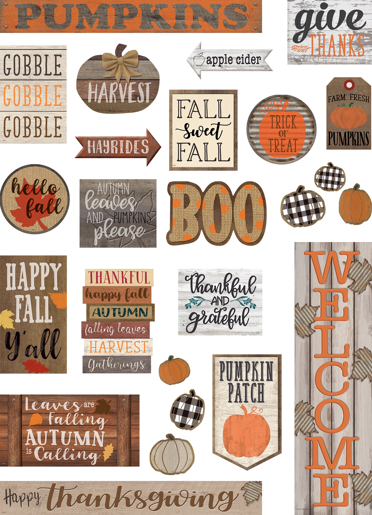Home Sweet Classroom Happy Fall Mini Bulletin Board