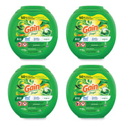 Gain Flings Detergent Pacs, Original Scent, Green, 76 Pacs per Pack, 4 Packs per Carton