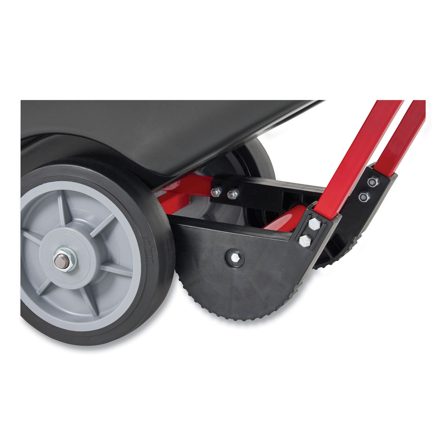 1 cu yd BRUTE Rotomolded Tilt Truck, 1,250 lb Capacity, Black