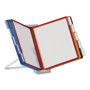 DURABLE InstaView Desktop Reference System - Desktop - 10 Panels - Support Letter 8.50" x 11" Media - Expandable - 1 Each