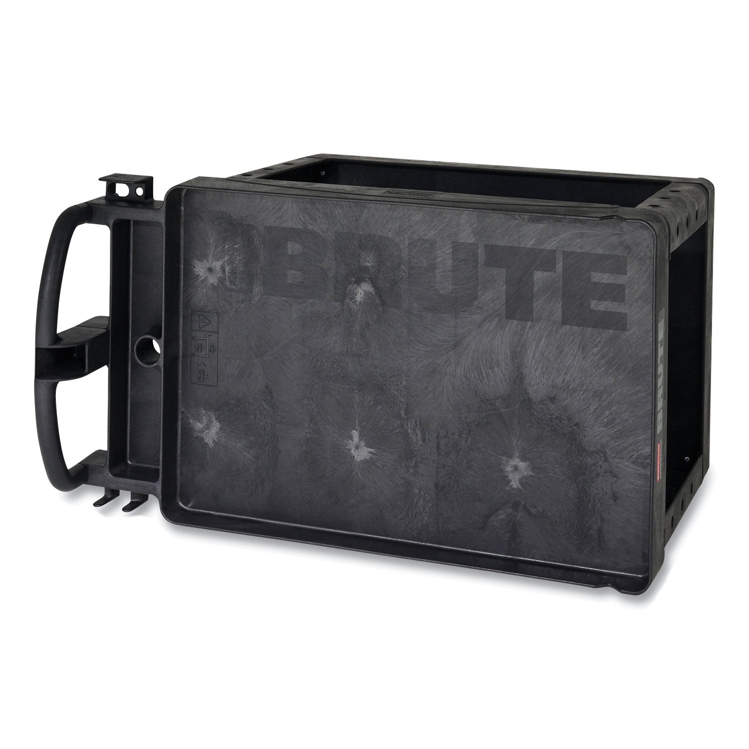 2 Shelf - 500 lb Load Capacity - 4 Casters - 5" Caster Size - Resin - 39" Length x 17.90" Width x 33.20" Height - Black - 1 Each