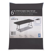 iGear™ Fabric Table Top Cap Cover, Black - 6'