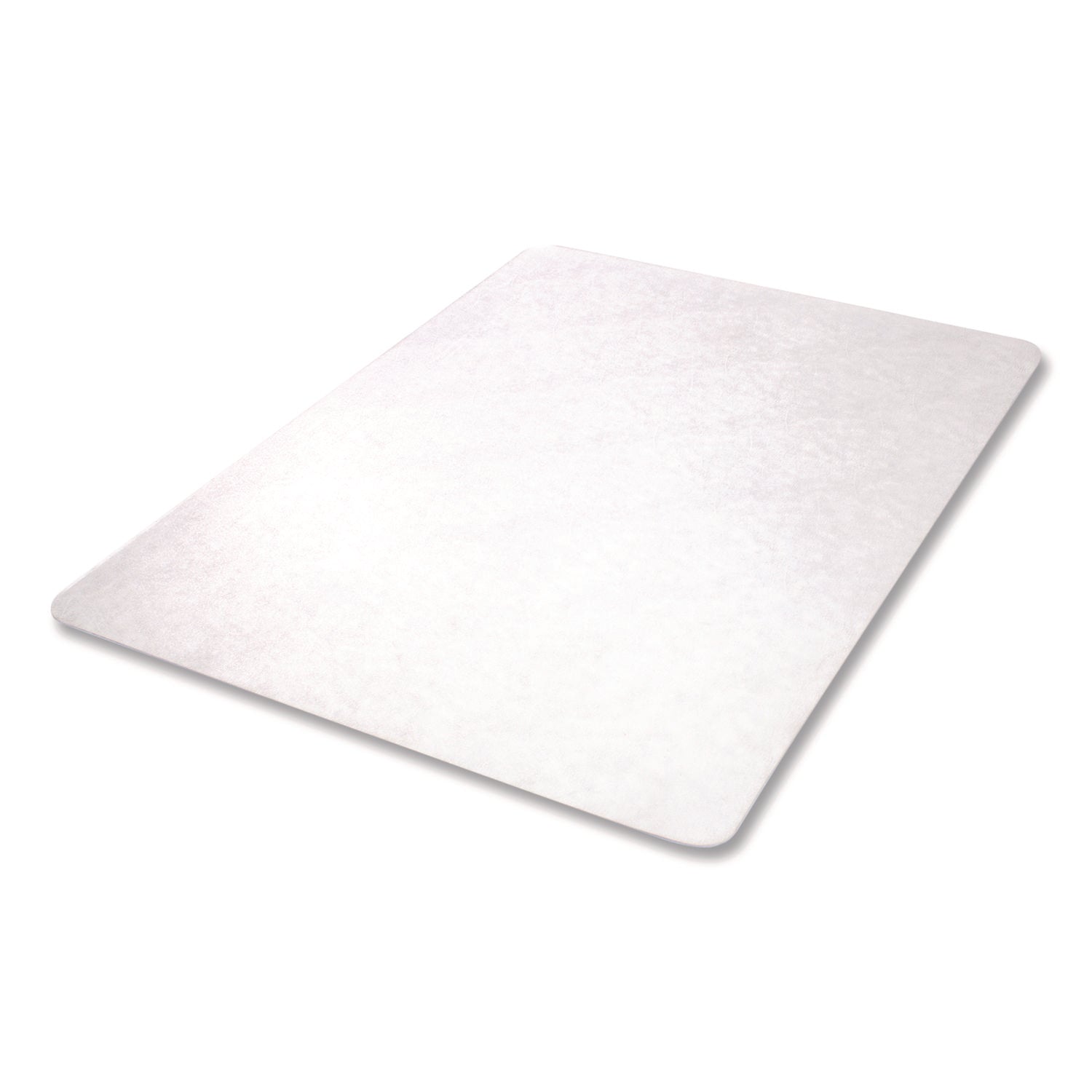 Hard Floor, Carpet - 48" Length x 36" Width x 0.370" Thickness - Vinyl - Clear - 1 Each