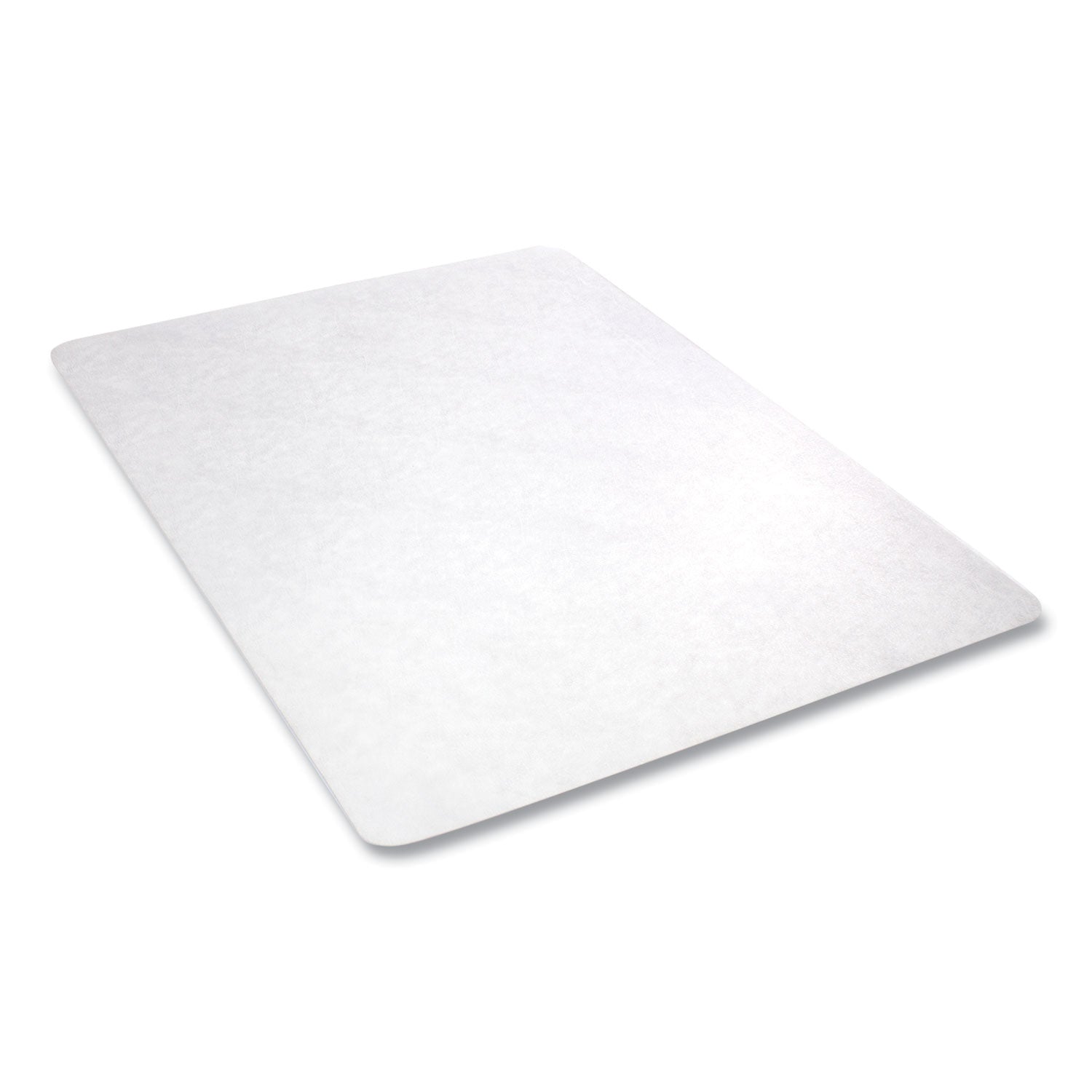 Hard Floor, Carpet - 48" Length x 36" Width x 0.370" Thickness - Vinyl - Clear - 1 Each