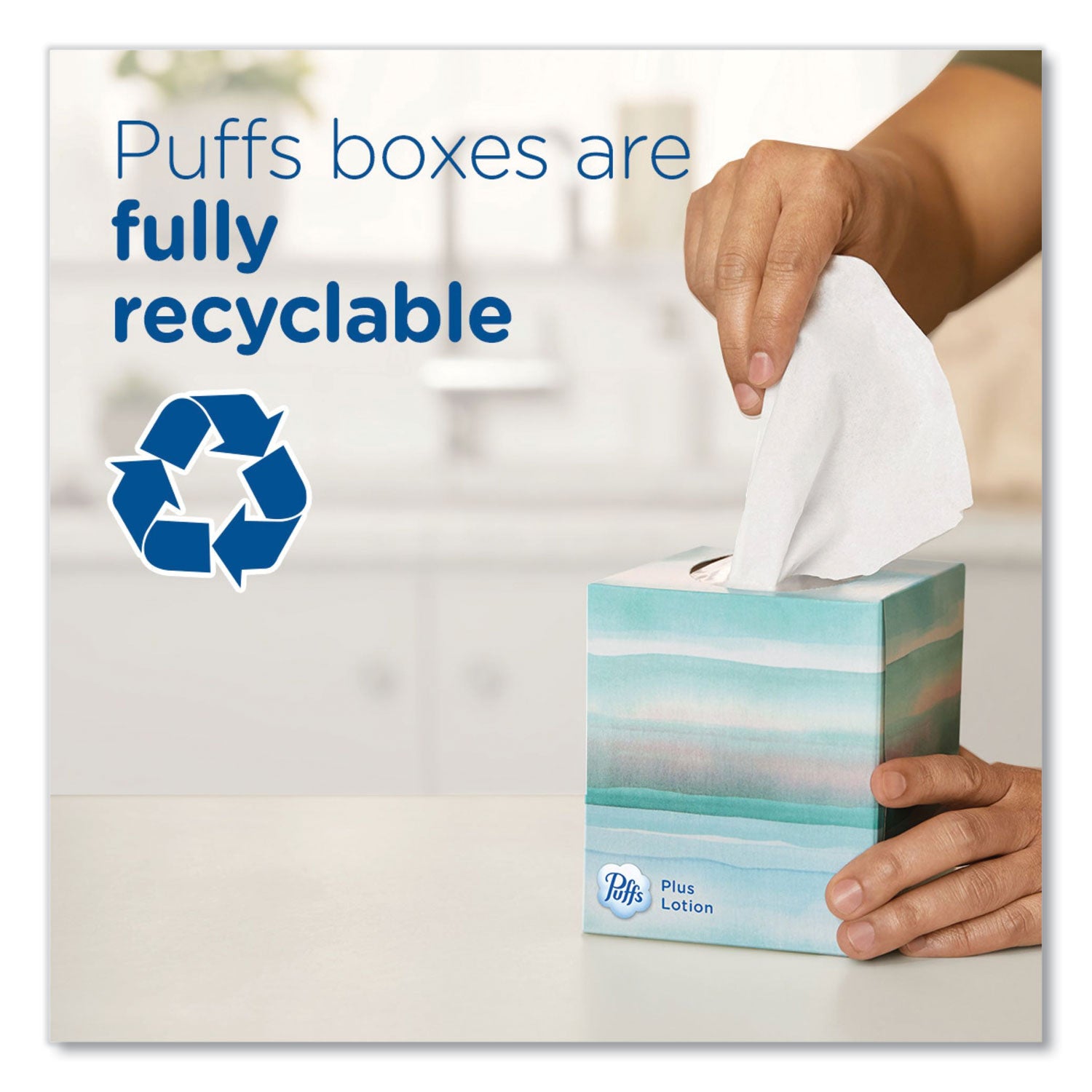 Ultra Soft Facial Tissue, 2-Ply, White, 124 Sheets/Box, 6 Boxes/Pack, 4 Packs/Carton