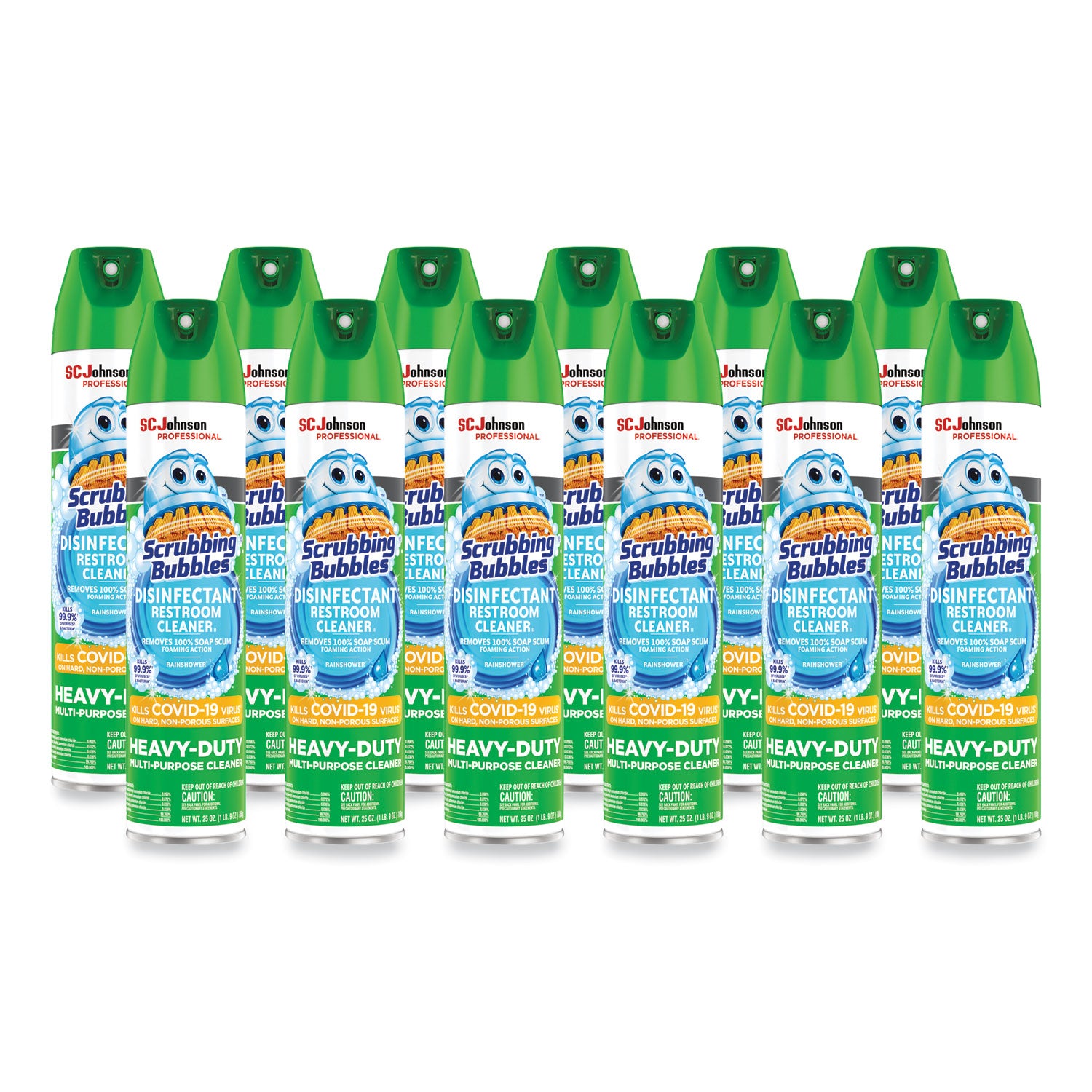 Scrubbing Bubbles&reg; Disinfectant Cleaner - Ready-To-Use - 25 fl oz (0.8 quart) - Non-porous, Heavy Duty, Fume-free - White - 1 Each