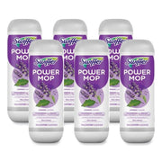 Swiffer PowerMop Floor Solution, Lavender Scent, Quick Drying, Rinse-Free, Aerosol, 25.3 oz, Purple, 1 Bottle
