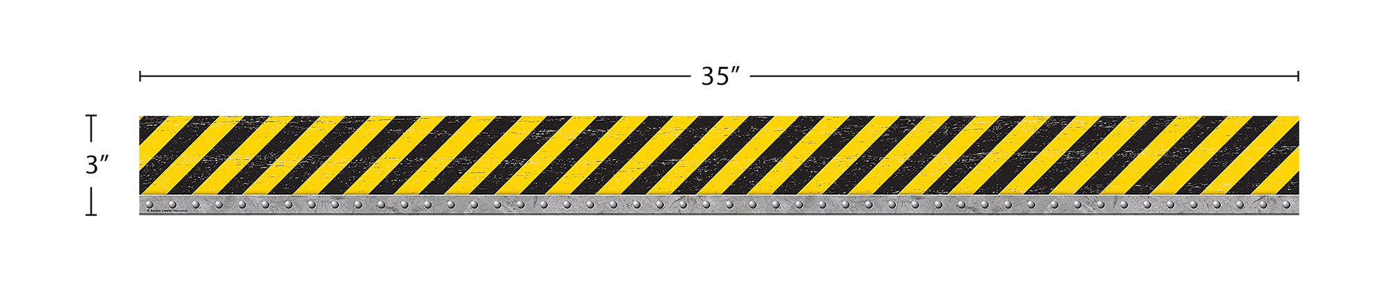 Under Construction Straight Border Trim