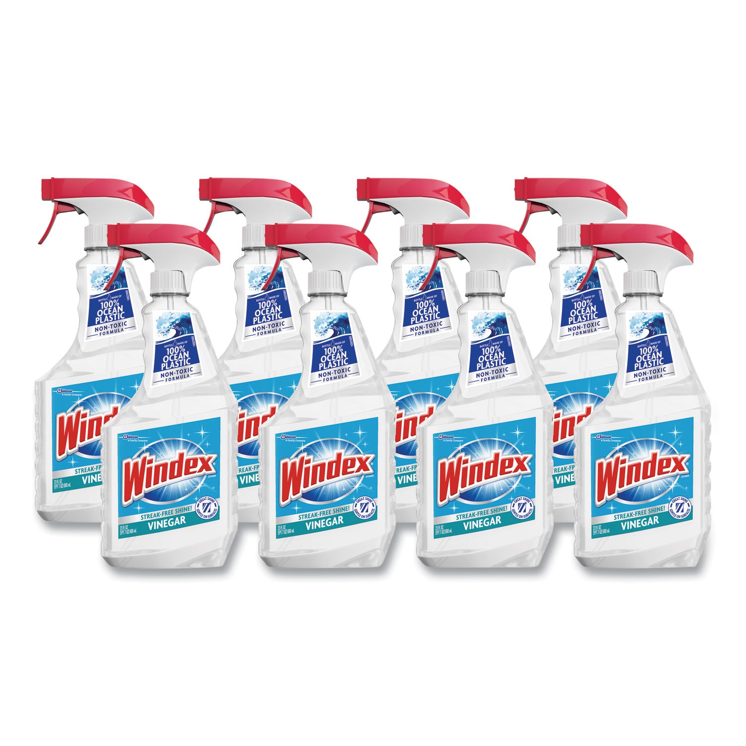 23 fl oz (0.7 quart) - Clean & Fresh Scent - Ammonia-free, Streak-free, Versatile - Clear - 1 Each