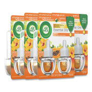 Air Wick Papaya Scented Oil - Oil - 0.7 fl oz (0 quart) - Hawaii Exotic Papaya, Hibiscus Flower - 60 Day - 2/Pack - 6 / Carton
