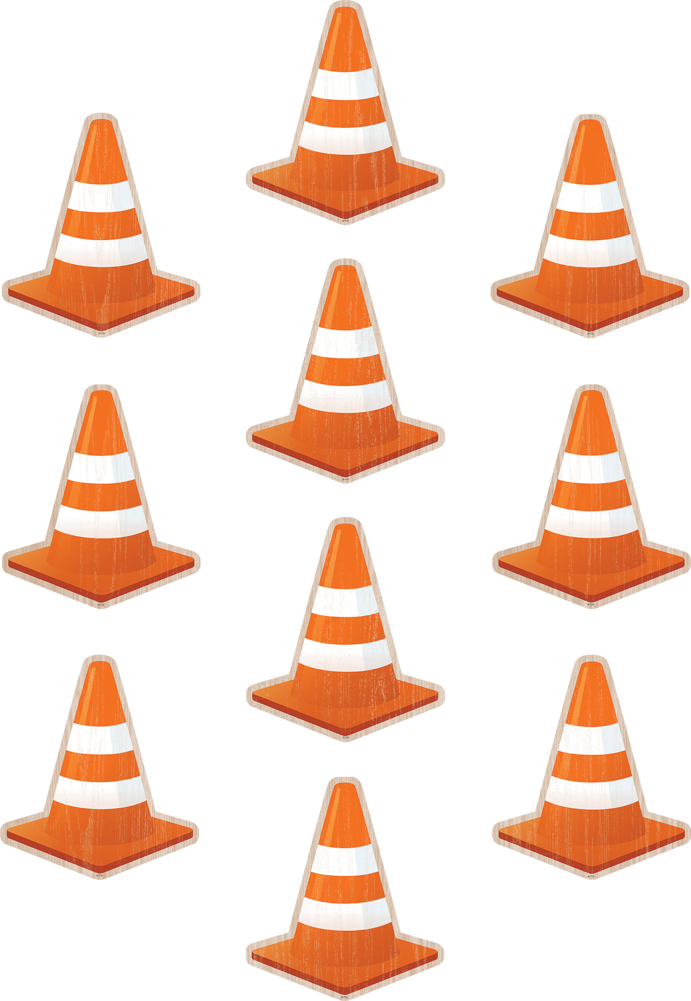 Under Construction Cones Accents