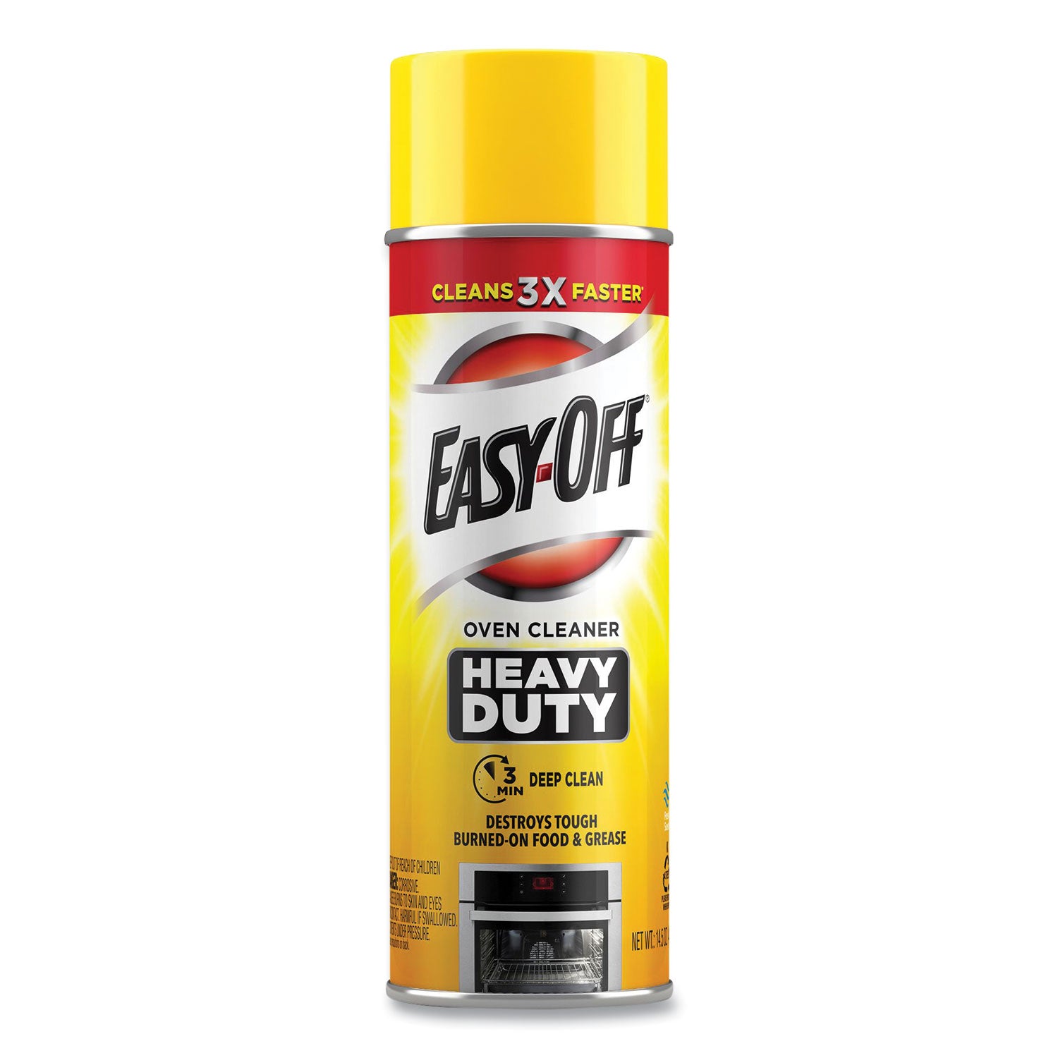 Easy-Off Heavy Duty Oven Cleaner - Ready-To-Use - 14.5 fl oz (0.5 quart) - Floral, Fresh Scent - Heavy Duty, Bleach-free - White - 12 / Carton