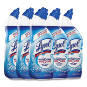 Lysol Hydrogen Peroxide Toilet Cleaner - 24 fl oz (0.8 quart) - Ocean Fresh Scent - Recommended For: Soap Scum Remover - Bleach-free, Residue-free - Blue - 1 Each