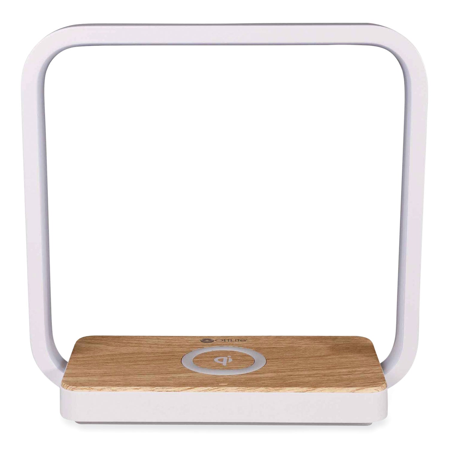Wireless Charging Station with Night Light, USB, White