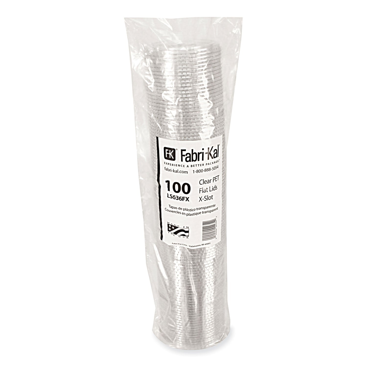 Greenware Cold Drink Lids, X-Slot, Fits 12 oz to 20 oz Cold Cup, Plastic, Clear, 1,000/Carton