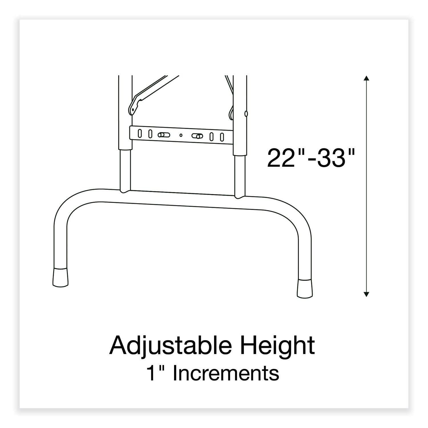 Adjustable Folding Tables, Rectangular, 60" x 30" x 22" to 32", Mocha Granite Top, Brown Legs, 4/Pallet