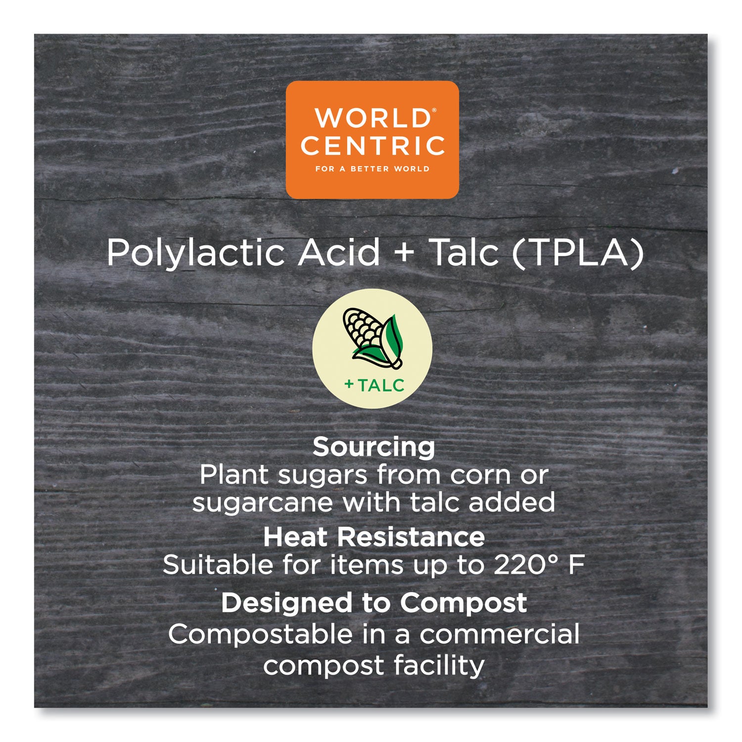 TPLA Compostable Cutlery, Soup Spoon, Plastic, White, 1,000/Carton