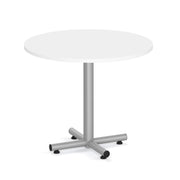 OfficeSource OS Reception Tables 36" Round Top - Requires Base - White