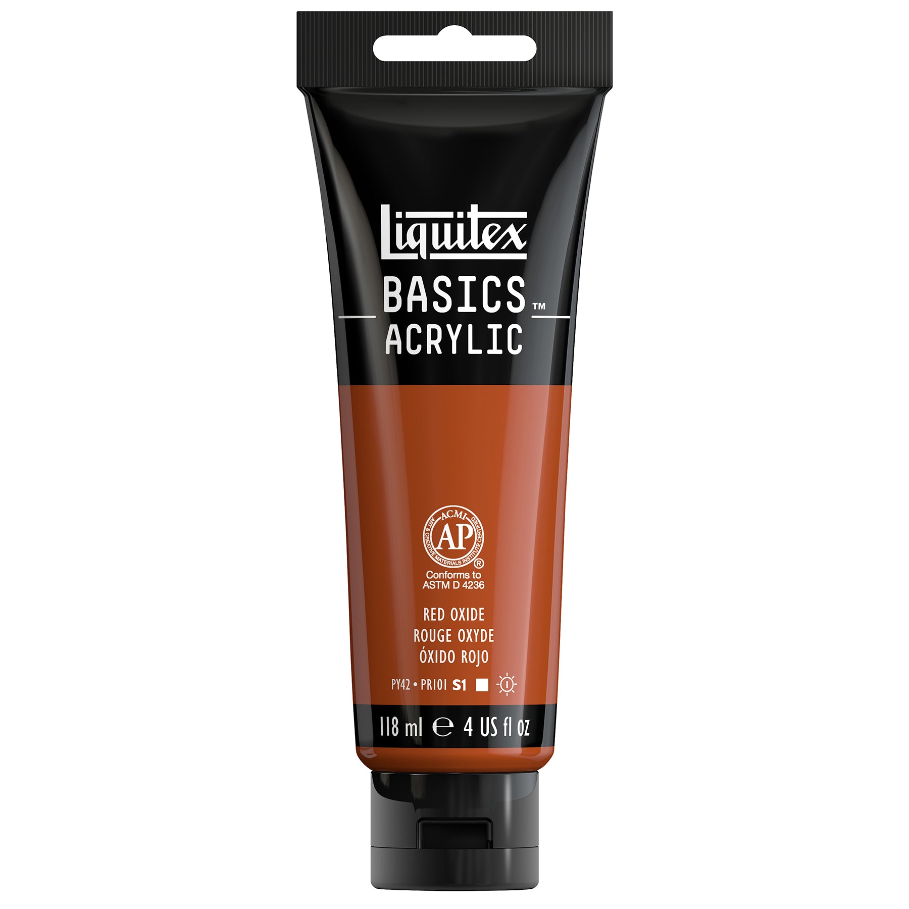 LQ BASICS 118ml tube - Red Oxide