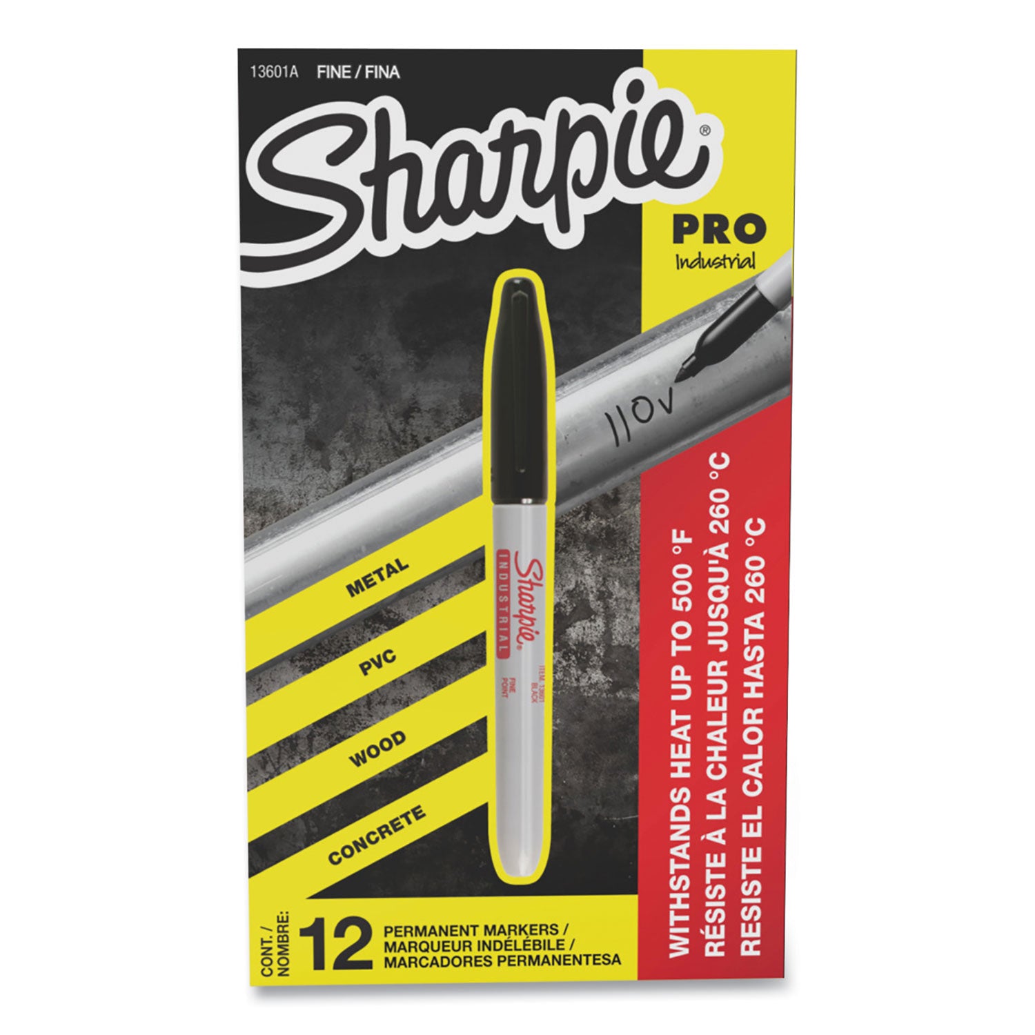 Fine Marker Point - Black Ink - 1 - 1 Dozen