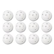 Plastic Baseballs, 9" Diameter, White, 12/set