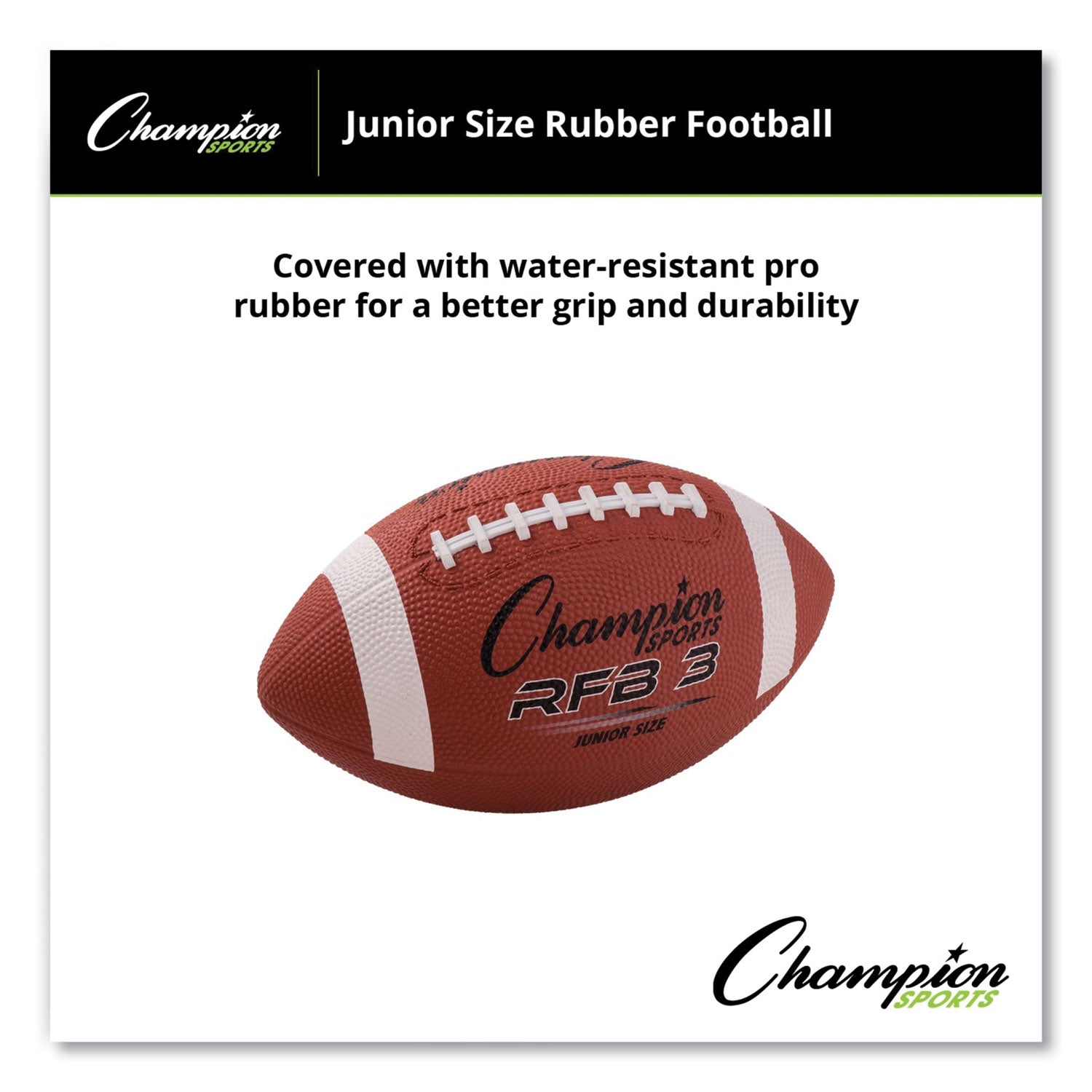 Rubber Sports Ball, For Football, Junior Size, Brown