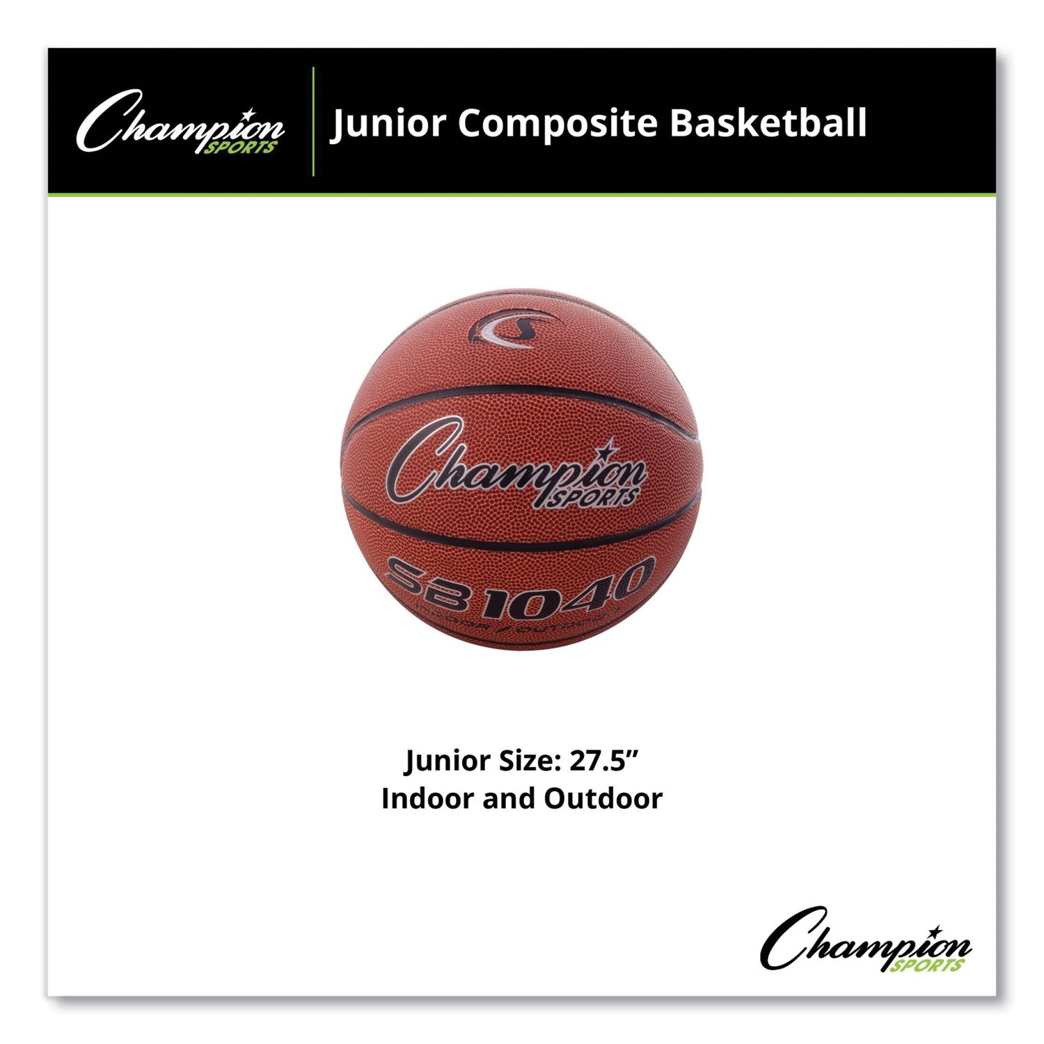 Composite Basketball, Intermediate, Brown