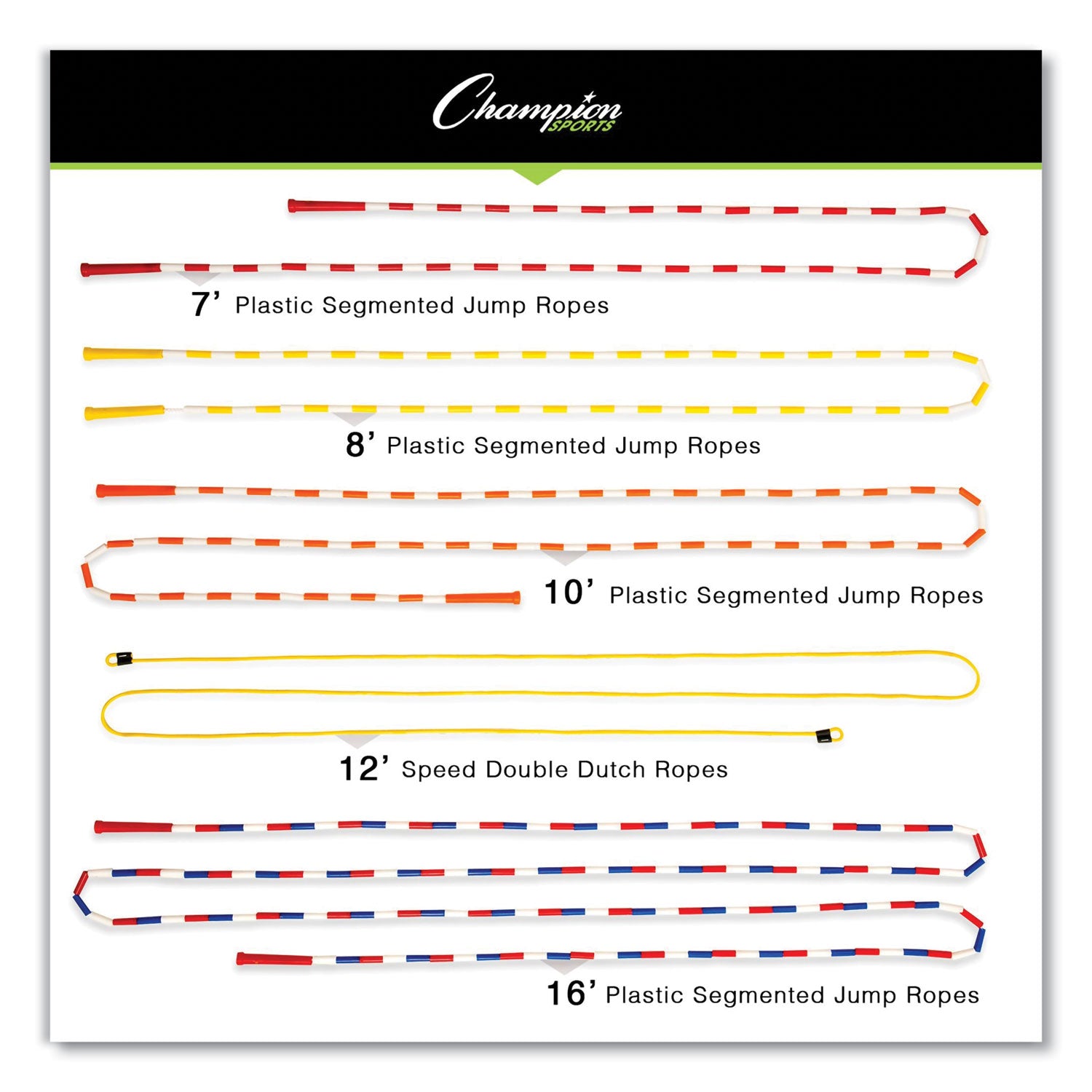 Physical Education Kit With 7 Balls, 14 Jump Ropes, Assorted Colors