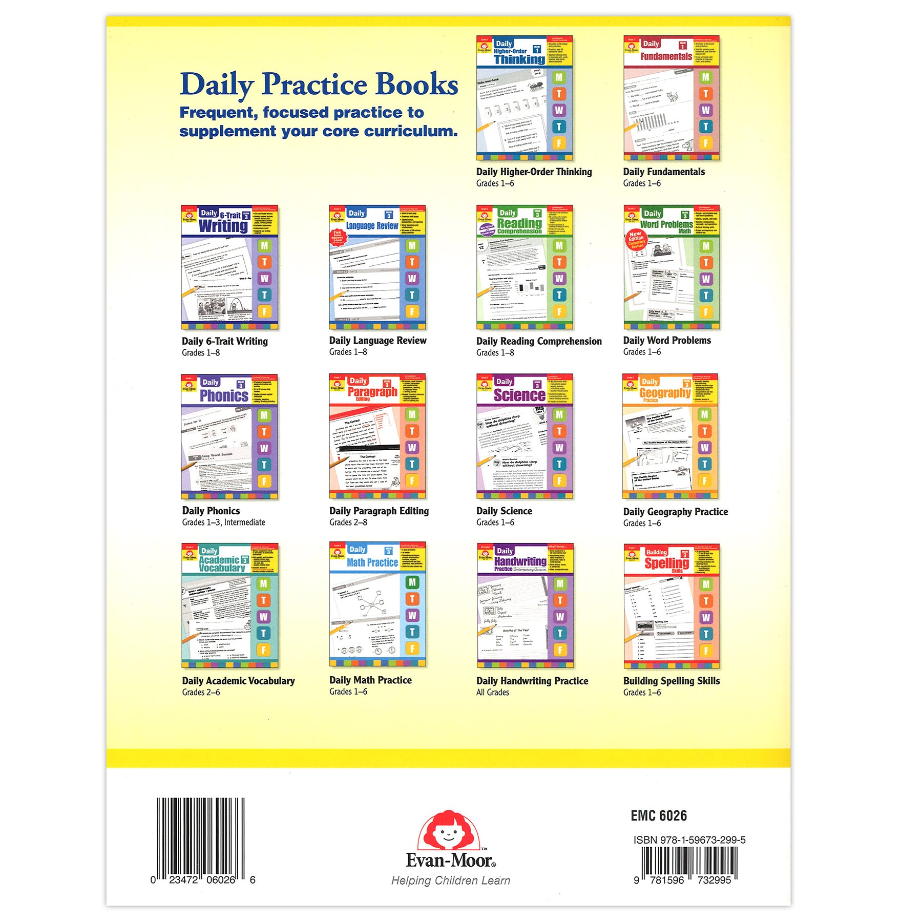 Daily 6-Trait Writing Book, Grade 6+