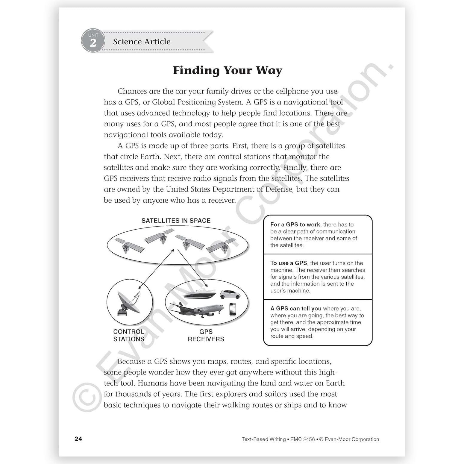 Text-Based Writing, Grade 6