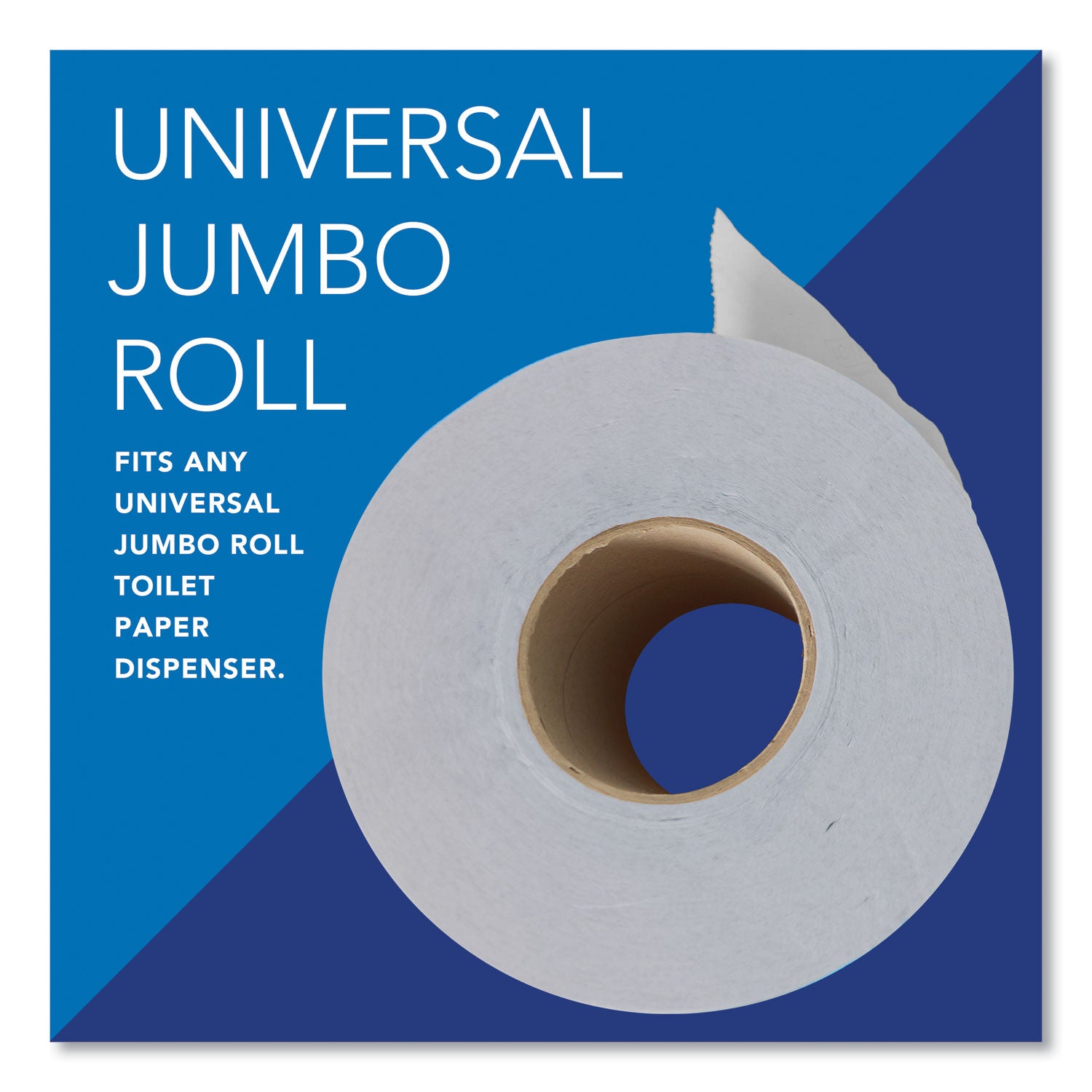 2 Ply - 3.55" Width x 1000 ft Length - White - Fiber - 12 / Carton