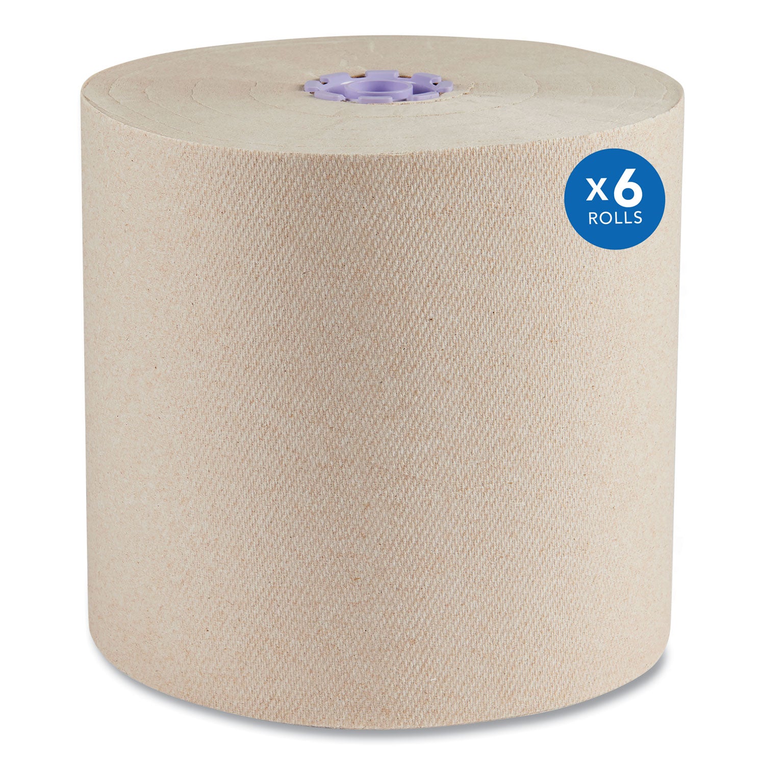 8" Width x 700 ft Length - 4200 Sheets - Brown - 6 / Carton