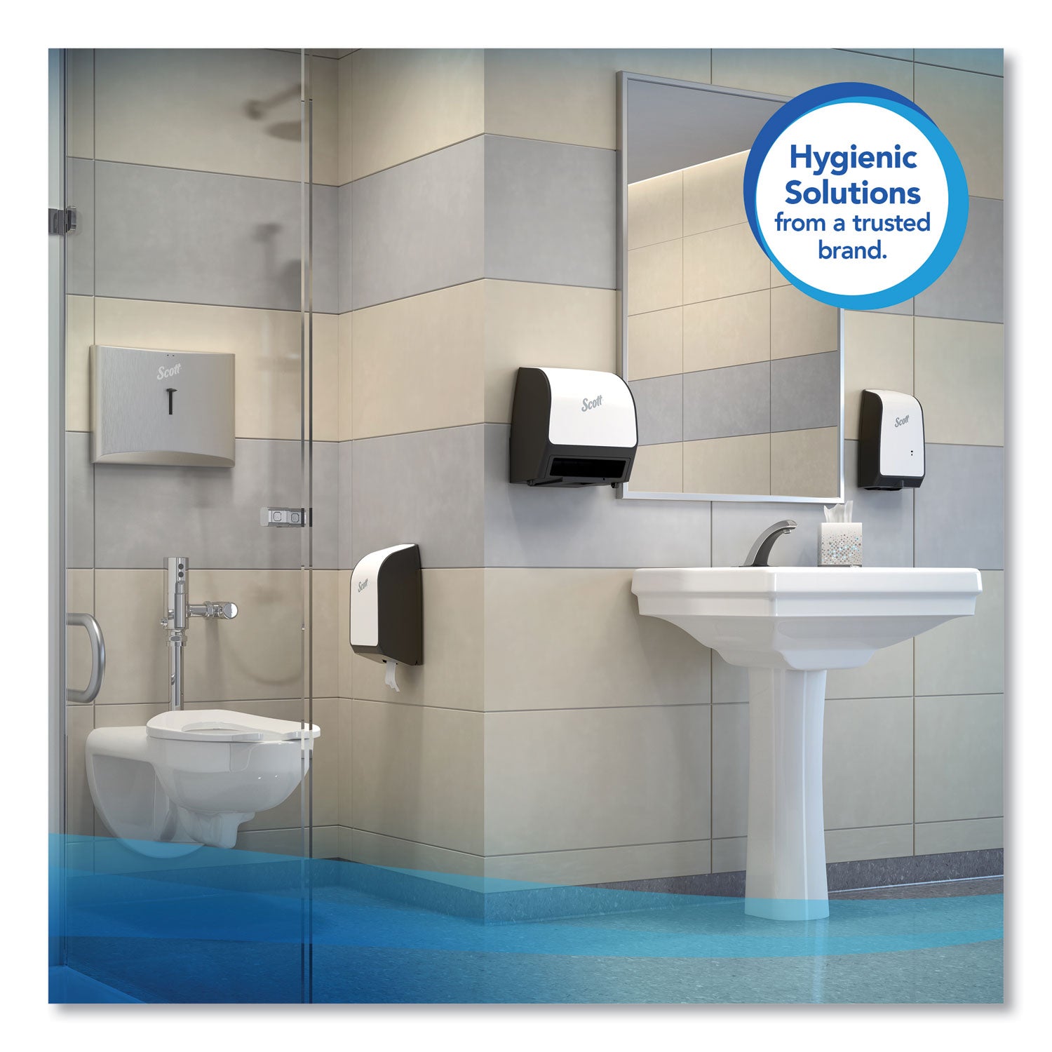 2 Ply - 4.50" Width x 8.30" Length - White - Fiber - 250/Pack - 36 / Carton