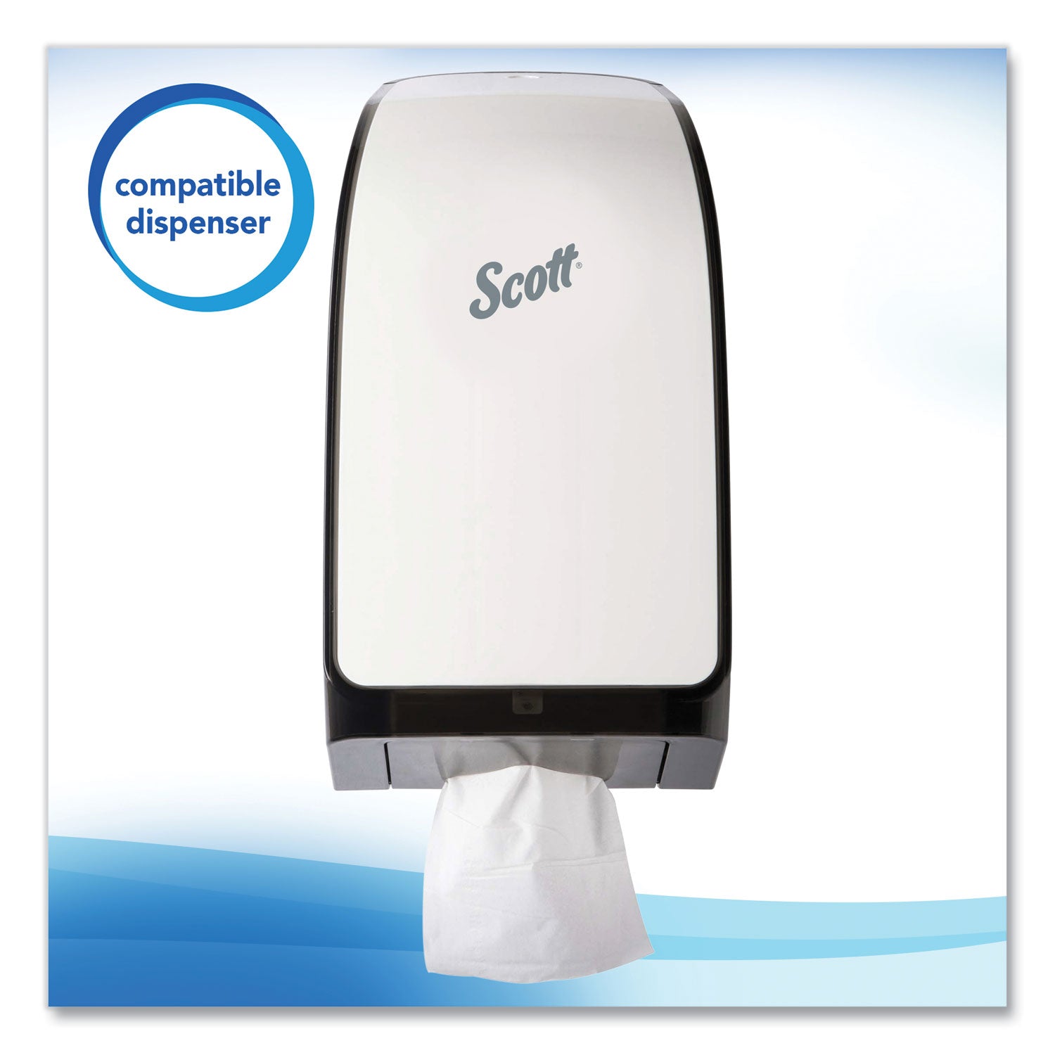 2 Ply - 4.50" Width x 8.30" Length - White - Fiber - 250/Pack - 36 / Carton