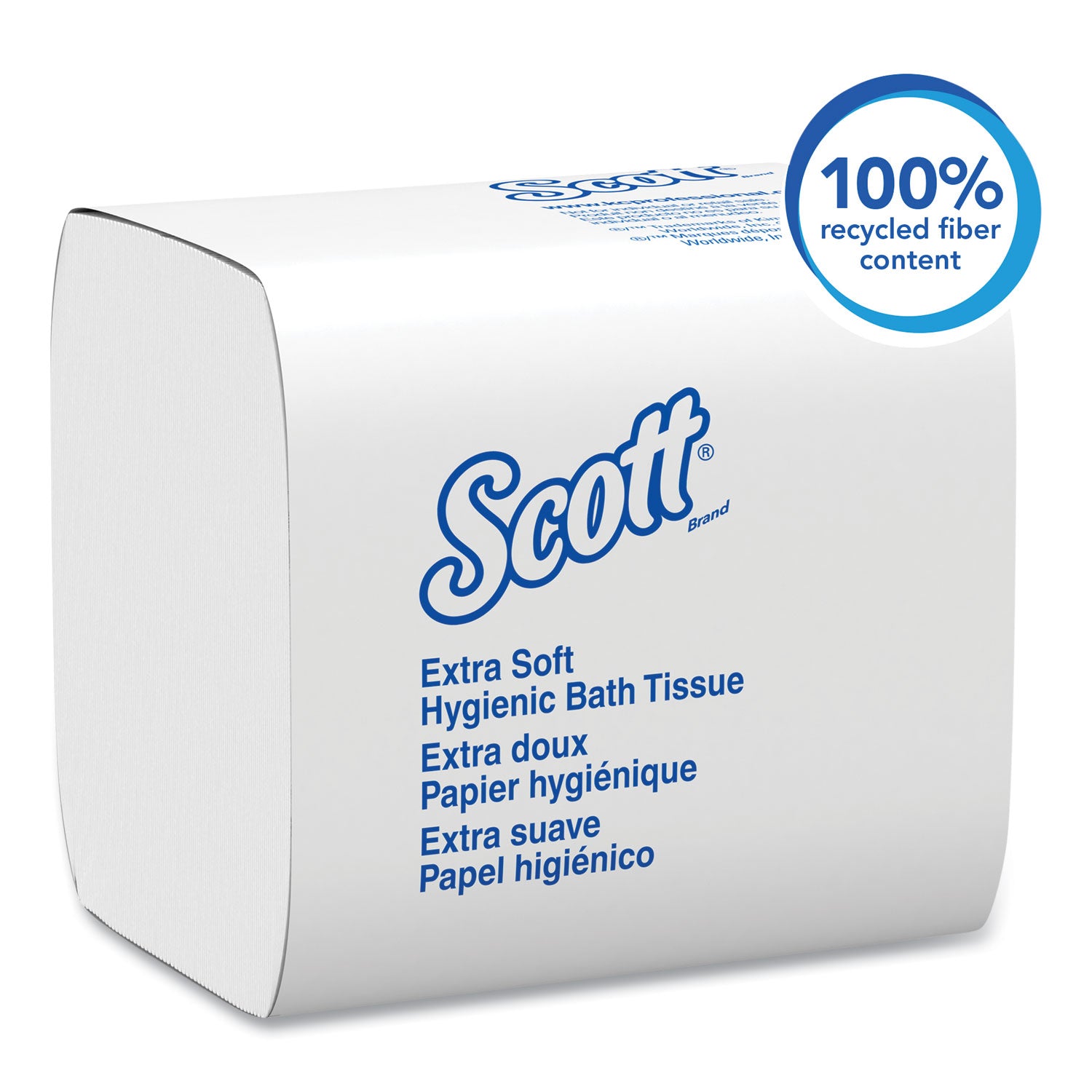 2 Ply - 4.50" Width x 8.30" Length - White - Fiber - 250/Pack - 36 / Carton