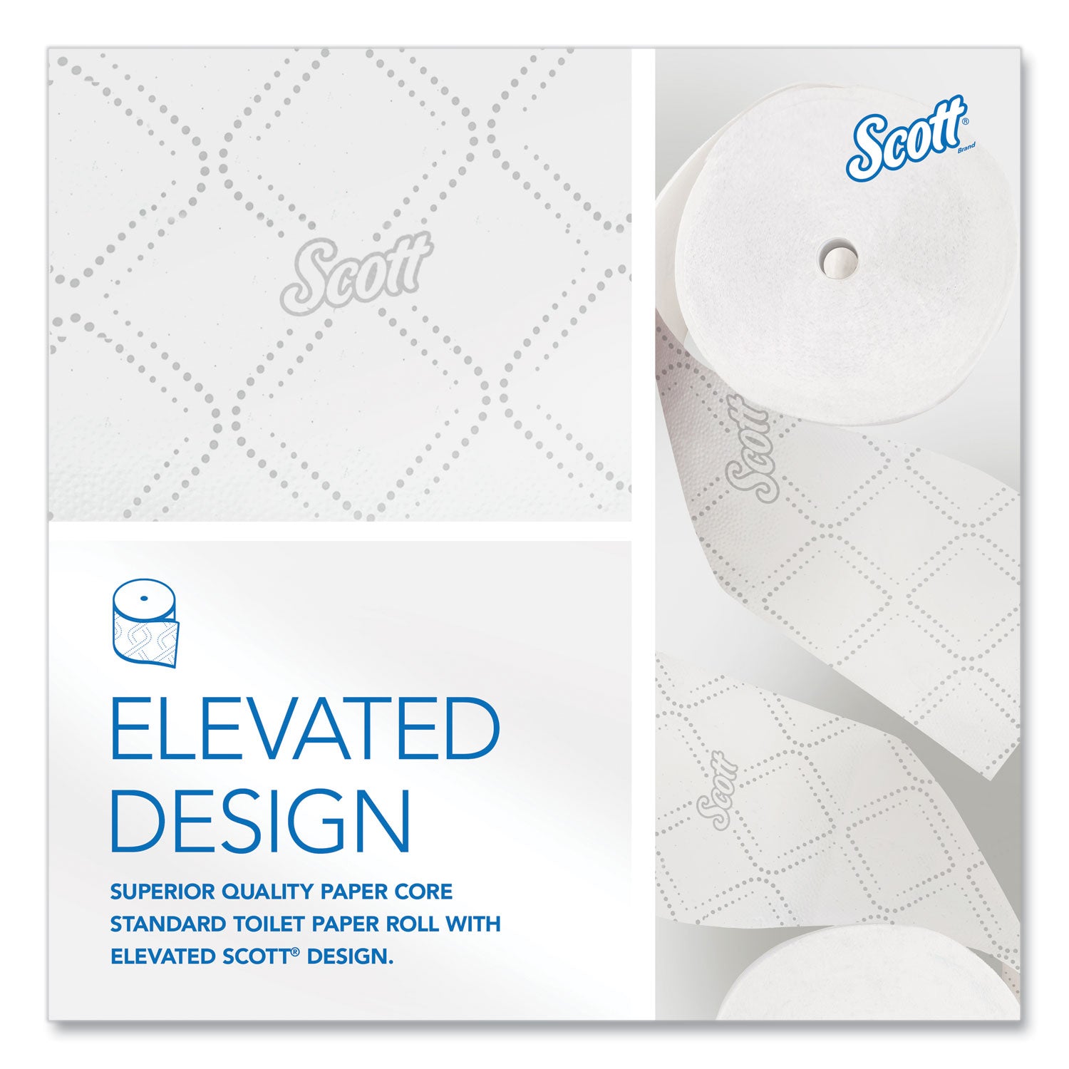 2 Ply - 4" Width x 3.70" Length - 1100 Sheets/Roll - White - 1 Carton