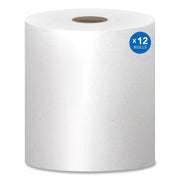 1 Ply - 8" Width x 800 ft Length - 7.87" Roll Diameter - White - 1 Carton