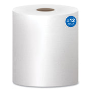 2 Ply - 8" Width x 15" Length - White - Fiber - 12 Rolls Per Carton - 12 / Carton