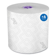 8" Width x 950 ft Length - 1 3/4" Core - White - 1 Carton