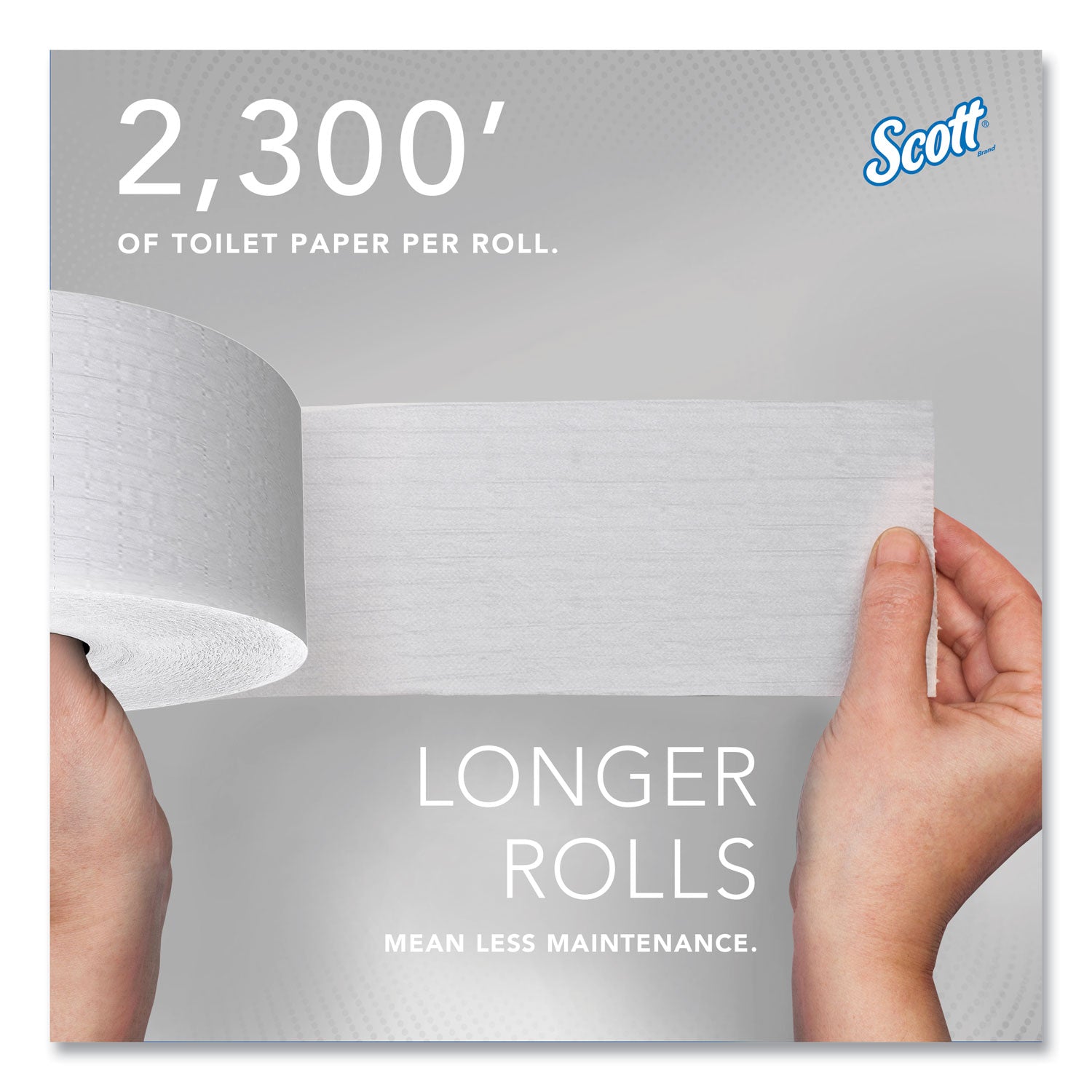 1 Ply - 3.78" Width x 2300 ft Length - 9" Roll Diameter - White - Fiber - 12 / Carton
