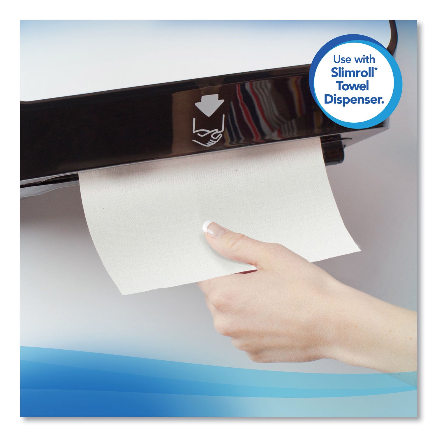 8" Width x 580 ft Length - 4176 Sheets/Roll - White - 1 Carton