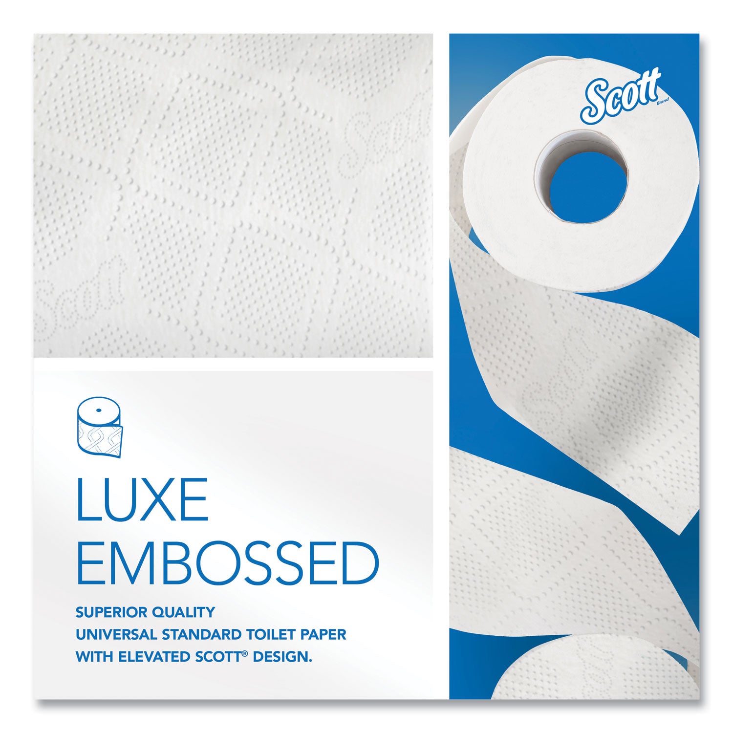 2 Ply - 473 Sheets/Roll - White - Fiber - 80 / Carton