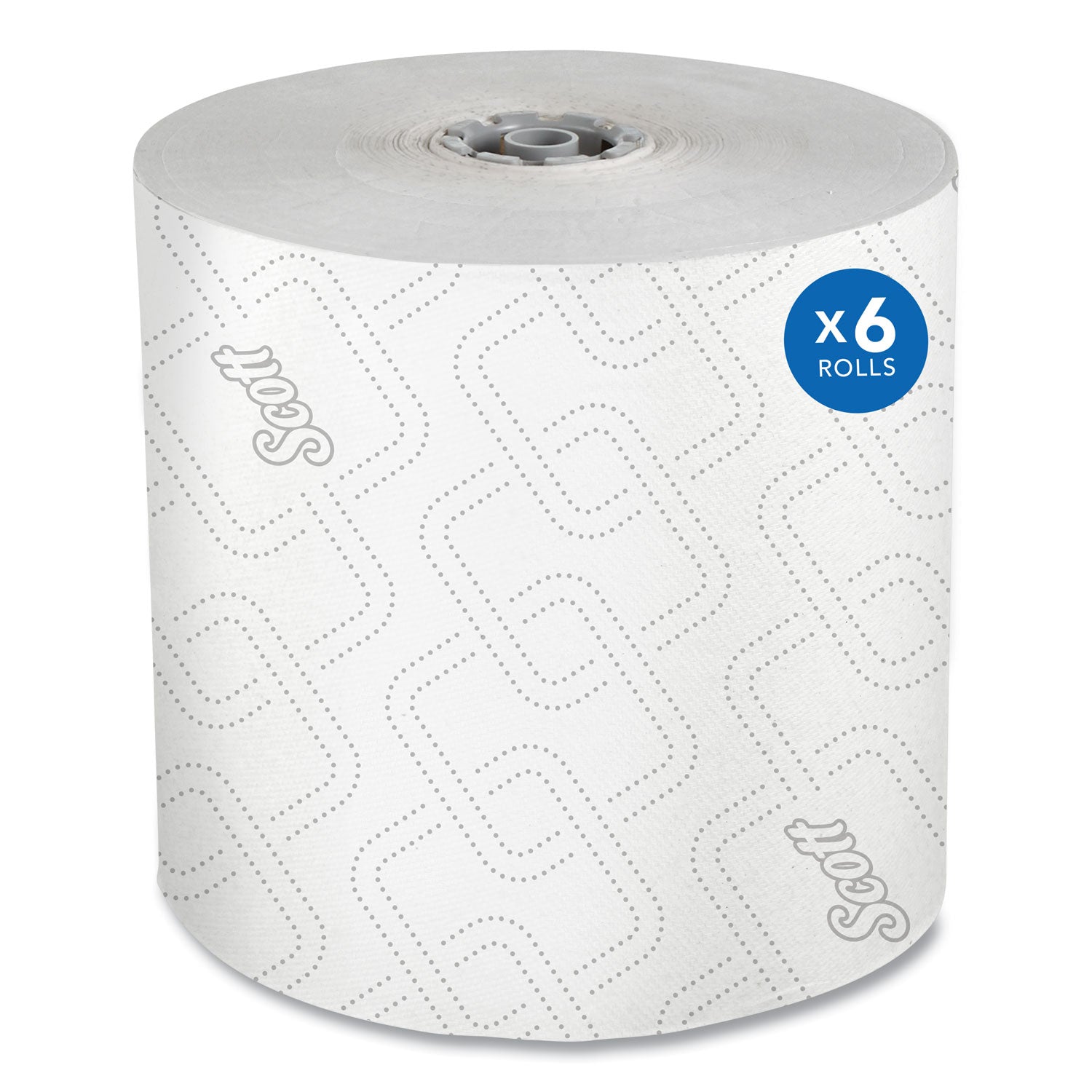 1 Ply - 1 3/4" Core - White - Paper - 6 / Case