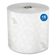 1 Ply - 1 3/4" Core - White - Paper - 6 / Case